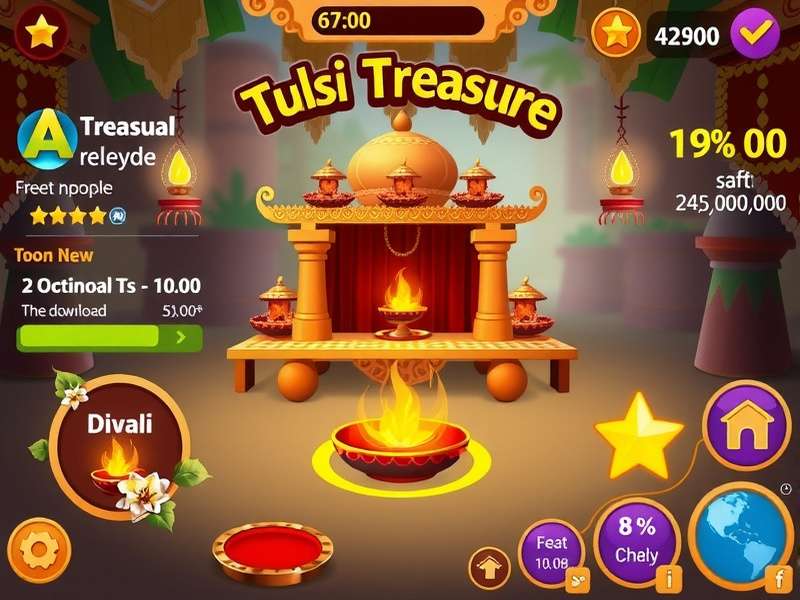 Tulsi Treasure festival event showcasing Diwali celebration